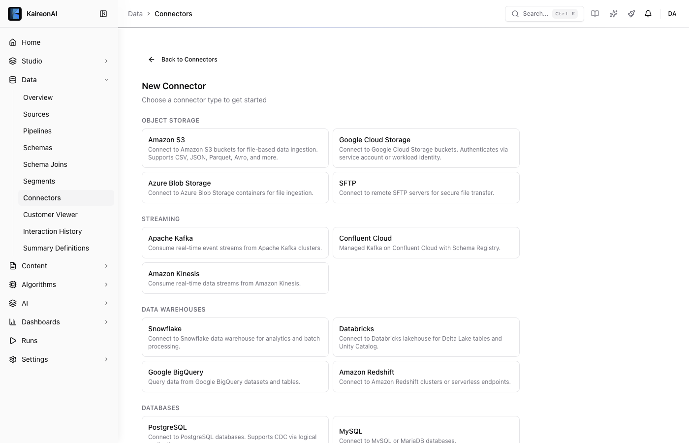 Connect Any Data Source